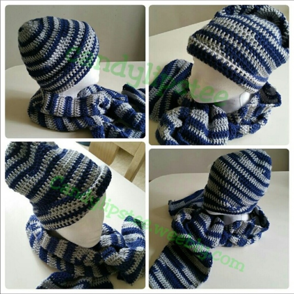 Dallas Cowboy’s Crochet (Hat/scarf)